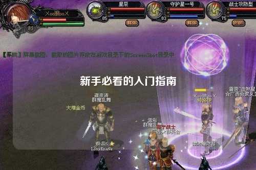 新手必看的入門指南